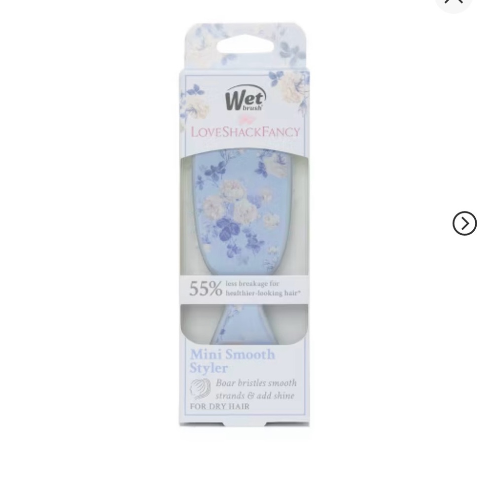 LoveShackFancy Blue Floral Mini Smooth Styler